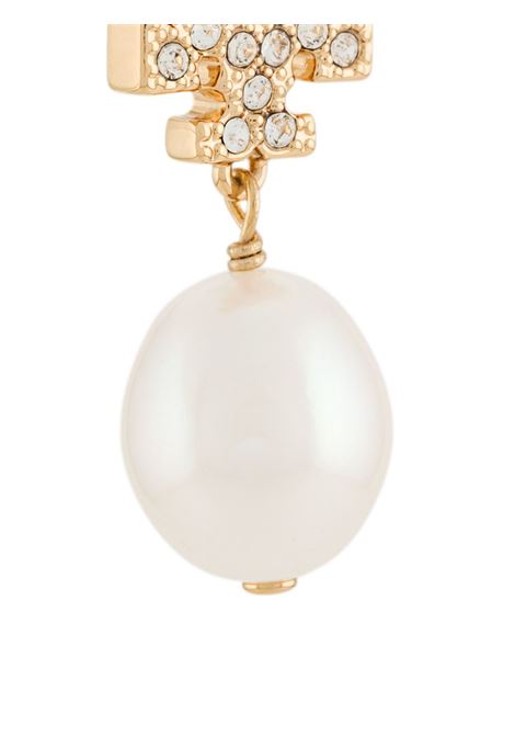 Gold Kira pearl drop earrings - women TORY BURCH | 60525137