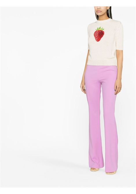 Pink dart-detail flared trousers - women 'S MAXMARA | 2327810137600002