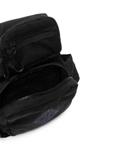 Black logo-print sling bag - men A-COLD-WALL* | ACWUG099BLK