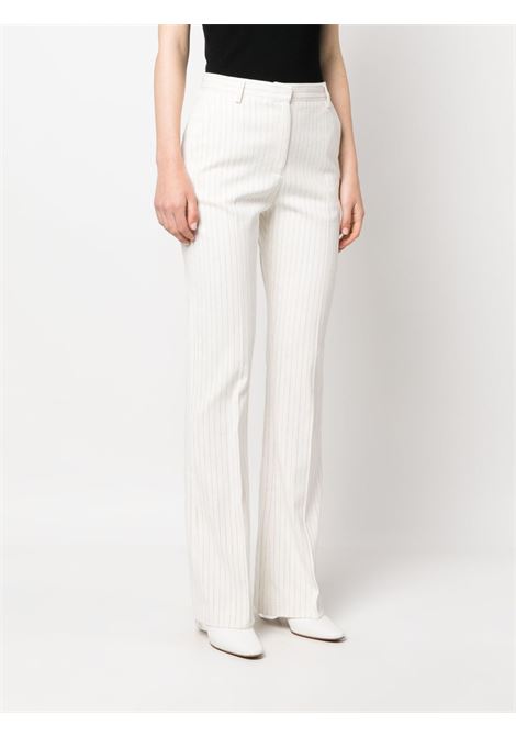 White pinstriped straight-leg tailored trousers - women IRO | 23SWM23ESTELLAWHI03