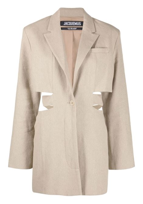 Abito con cut-out la robe bari in beige - donna JACQUEMUS | 221DR0161029150