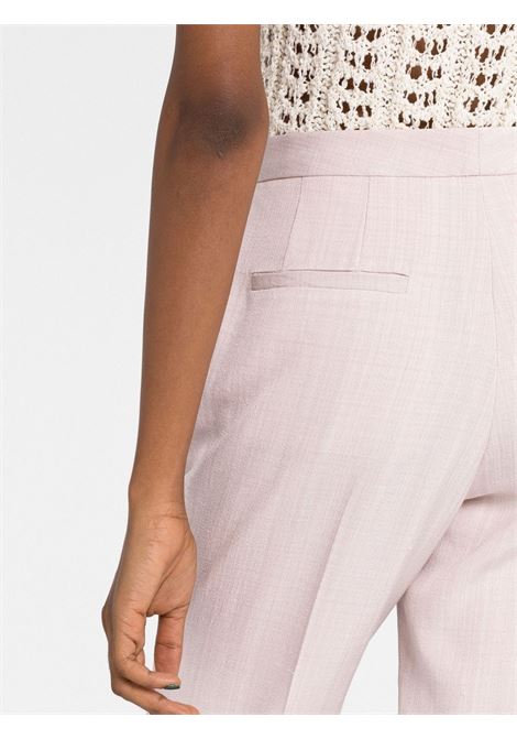 Pink mid-rise tailored trousers - women JIL SANDER | J01KA0111J65005680