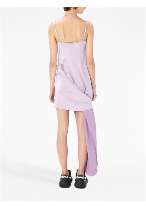 Lilac satin-finish dress - women JW ANDERSON | DR0328PG1116730