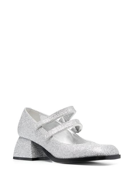 Silver  bulla bacara glitter-detail pumps - women NODALETO | NO1179116SLVR