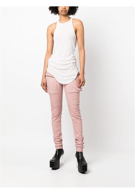 Light pink strap-detail skinny jeans - women RICK OWENS DRKSHDW | DS01C6312SDO63