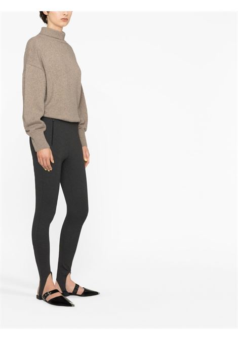 Black paneled-design leggings - women - MUGLER 