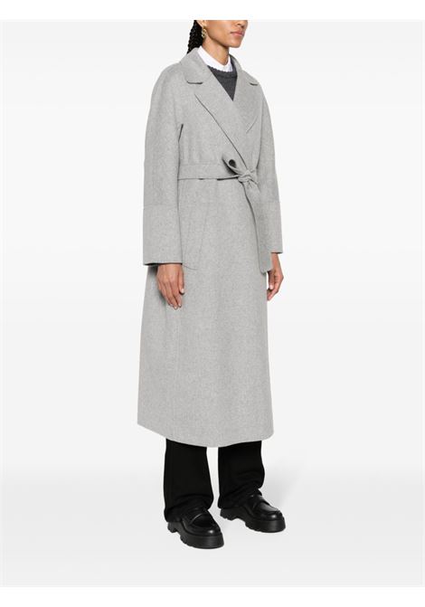 Cappotto elisa con cintura in grigio - donna S MAXMARA | 2419011031600018