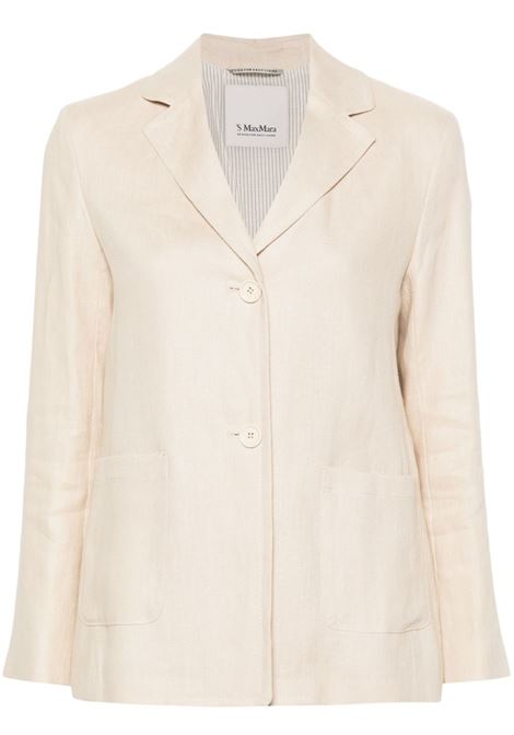 Blazer Socrates in beige - donna 'S MAXMARA | 2419041063600004