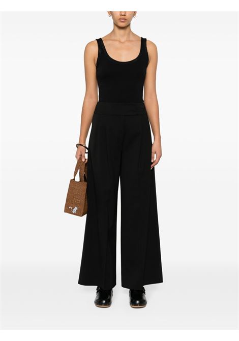 Black capera wide-leg trousers  - women 'S MAXMARA | 2419131051600003