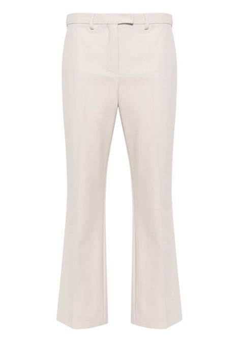 Beige fatina cropped trousers - women