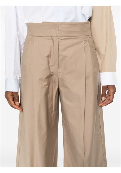 Beige Abba wide-leg trousers - women 'S MAXMARA | 2419131183600001