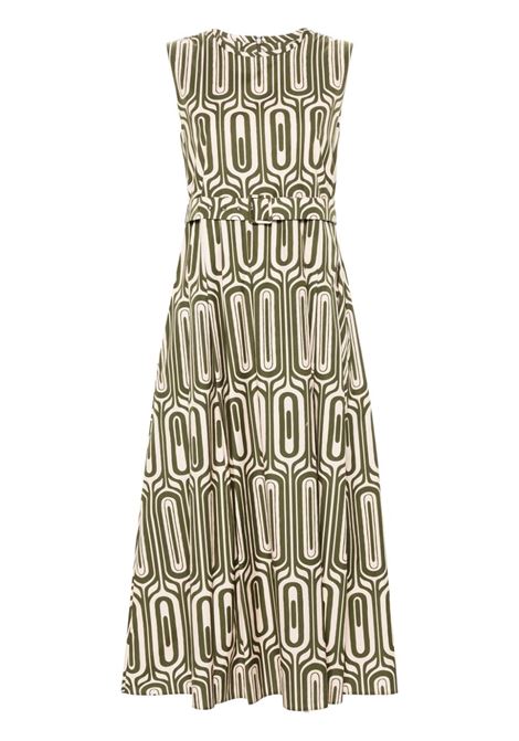 Green andreis graphic-print dress - women 'S MAXMARA | 2419221203600002