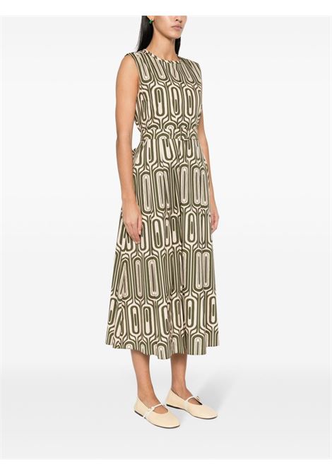 Green andreis graphic-print dress - women 'S MAXMARA | 2419221203600002