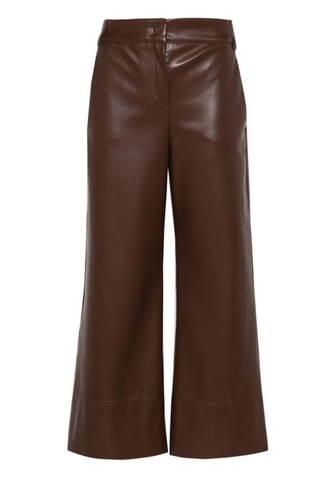 Pantaloni saprano in marrone - donna