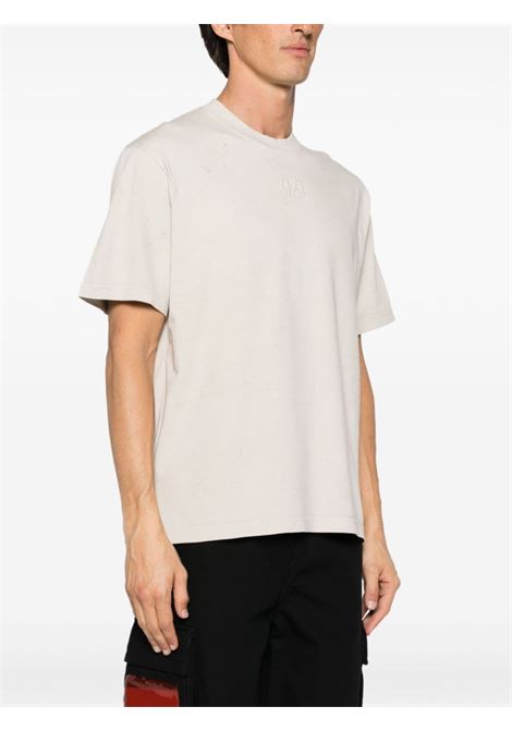 T-shirt con dettaglio cut-out in bianco - unisex 44 LABEL GROUP | B0030418FA141251