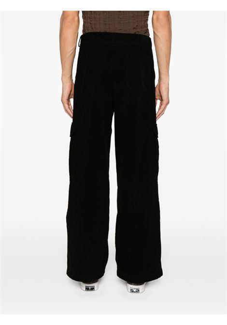 Black high-waist corduroy trousers - unisex ACNE STUDIOS FACE | CK0100900