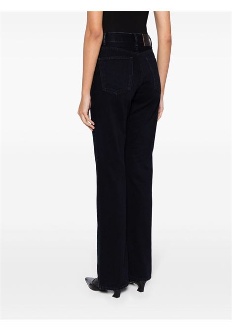 Jeans svasati a vita alta in nero - donna ACNE STUDIOS | A00439AHJ