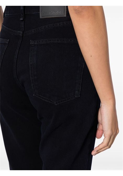 Jeans svasati a vita alta in nero - donna ACNE STUDIOS | A00439AHJ