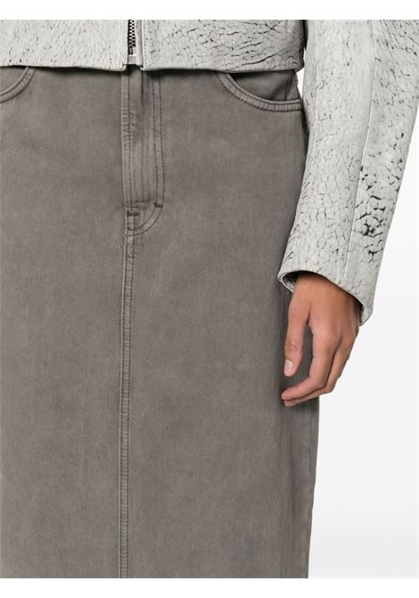 Grey maxi denim skirt - women ACNE STUDIOS | AF0429AA2
