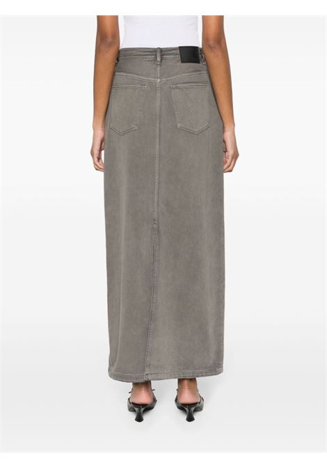 Grey maxi denim skirt - women ACNE STUDIOS | AF0429AA2