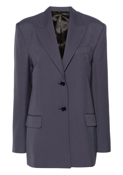 Blazer monopetto in grigio - donna