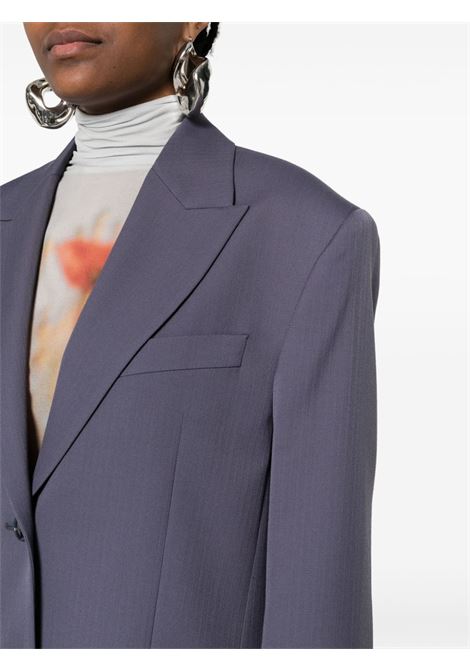 Blazer monopetto in grigio - donna ACNE STUDIOS | AH0252AUZ