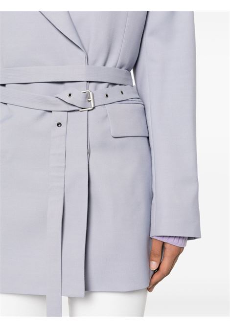 Blazer doppiopetto con cintura in lilla - donna ACNE STUDIOS | AH0287AS3