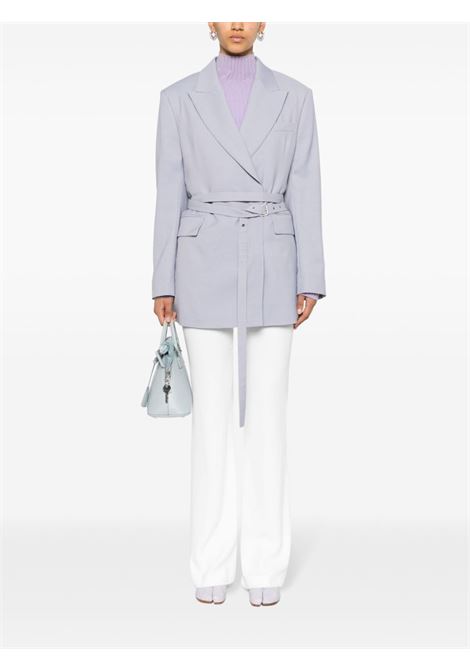 Dusty lilac double-breasted  blazer - women ACNE STUDIOS | AH0287AS3