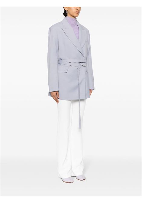 Dusty lilac double-breasted  blazer - women ACNE STUDIOS | AH0287AS3