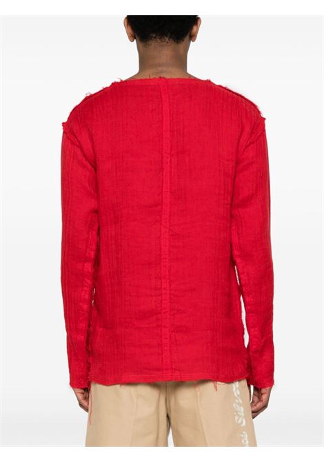 Red long-sleeved t-shirt -men  ACNE STUDIOS | BB0569ACK