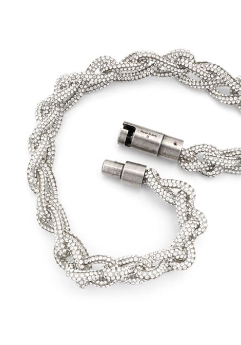 Collana girocollo con corda di cristalli in argento di Acne Studios - unisex ACNE STUDIOS | C50415DNK