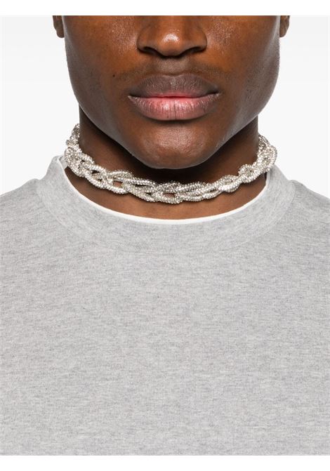 Silver crystal cord chocker necklace Acne Studios - unisex ACNE STUDIOS | C50415DNK