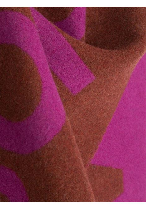 Pink logo-jacquard scarf - unisex ACNE STUDIOS | CA0154DLY