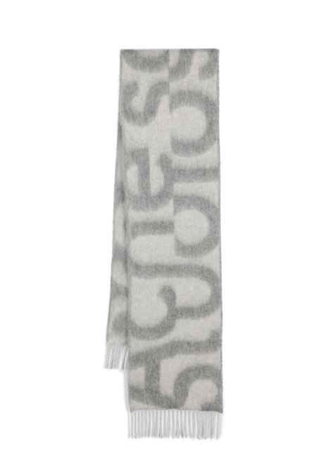 Grey brushed-effect scarf - unisex ACNE STUDIOS | CA0311AAB
