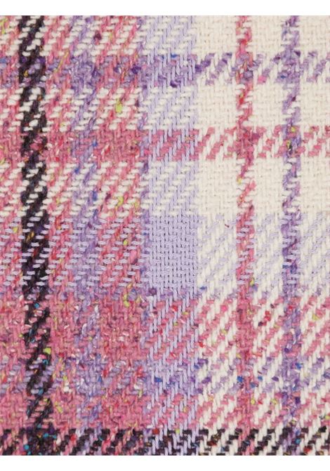 Purple check-print scarf - unisex ACNE STUDIOS | CA0325ADE