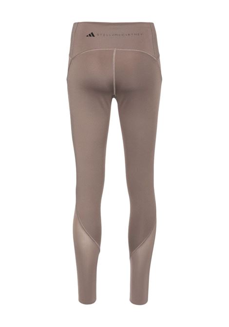 Taupe logo-print leggings - women ADIDAS BY STELLA MC CARTNEY | IR9644GRY