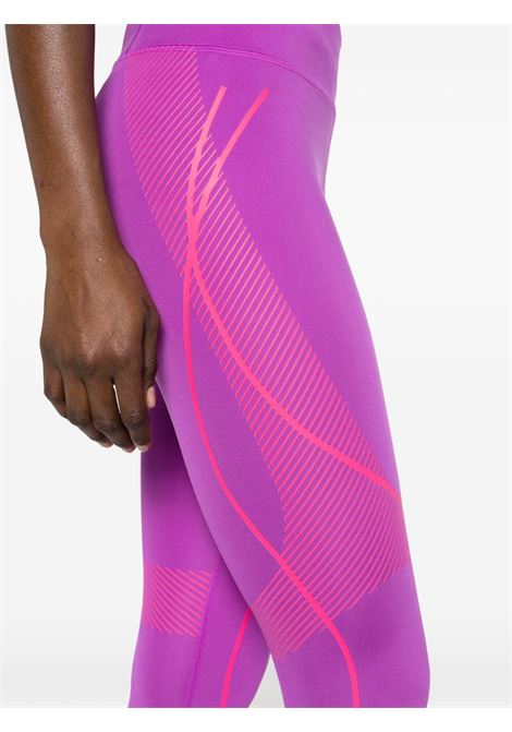 Leggings crop con coulisse in viola - donna ADIDAS BY STELLA MC CARTNEY | IT5786PRPL