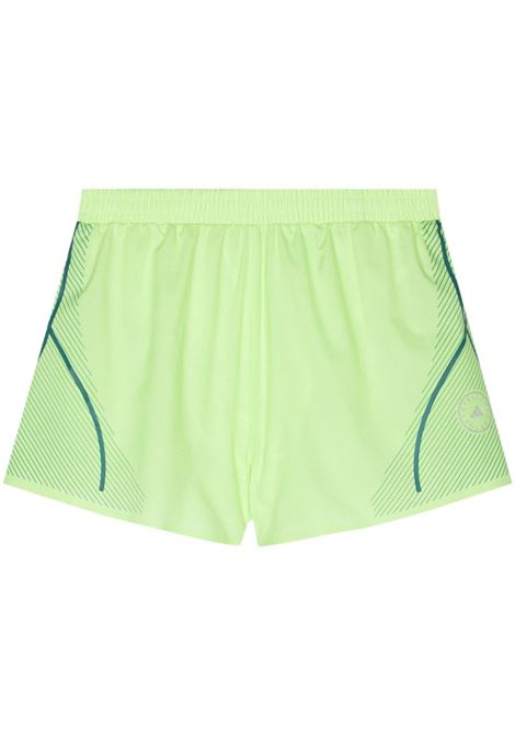 Shorts con stampa in verde - donna ADIDAS BY STELLA MC CARTNEY | IT9729GRN