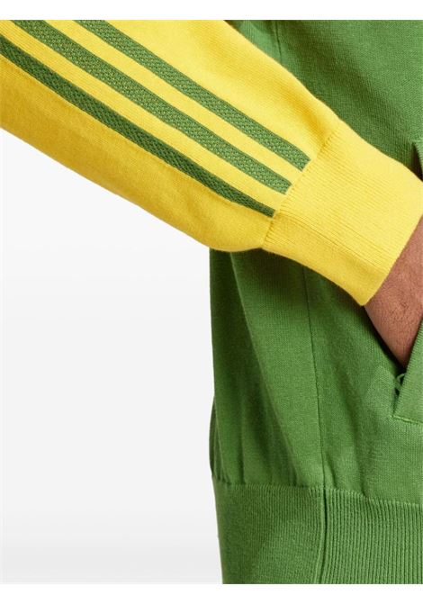 Yellow and green zip-up knitted sweatshirt Adidas by Wales Bonner - unisex ADIDAS BY WALES BONNER | IW1174GLDGRN
