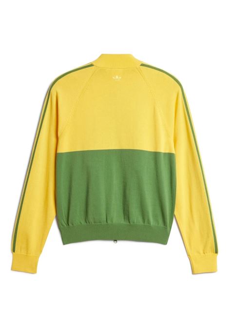 Yellow and green zip-up knitted sweatshirt Adidas by Wales Bonner - unisex ADIDAS BY WALES BONNER | IW1174GLDGRN