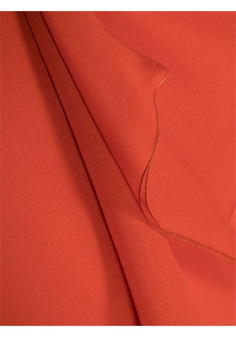 Red chiffon-crepe scarf - women ALBERTA FERRETTI | A330116140074