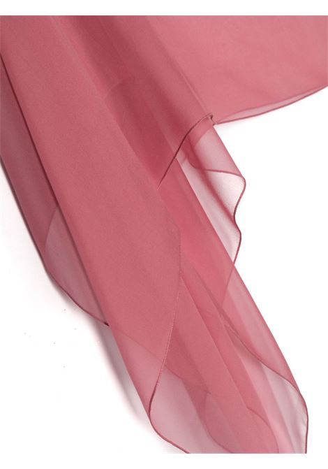 Pink boat neck silk shawl Alberta Ferretti - women ALBERTA FERRETTI | A330201140189