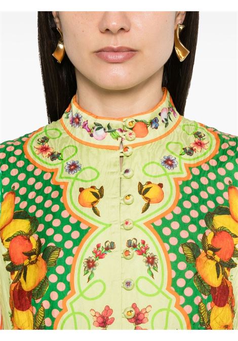 Multicolored Lemonis maxi dress - women ALEMAIS | 3037DMLT