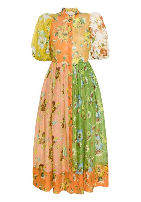 Multicolor Hotel Lamu floral-print midi dress - women ALEMAIS | 3085DMLT