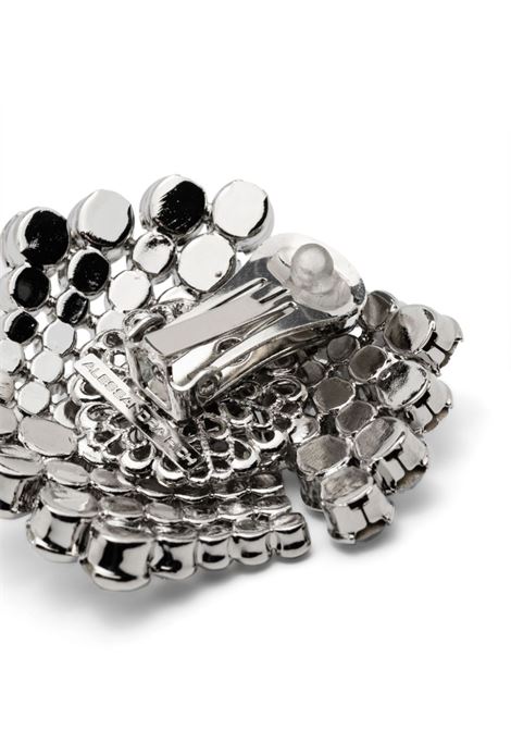 Silver crystal-embellished clip-on earrings - women ALESSANDRA RICH | FABA3089J00020001