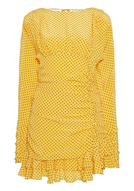 Yellow polka-dot minidress ? women  ALESSANDRA RICH | FABX3679F42301024