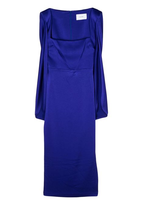 Blue draped design dress - women ALEX PERRY | D1209RE24PRWNKL