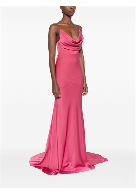 Pink draped satin gown Alex Perry - women ALEX PERRY | D1267SS24GRNTRS