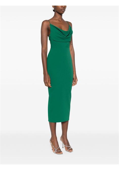 Green draped crepe dress Alex Perry - women ALEX PERRY | D1292SS24EMRLD