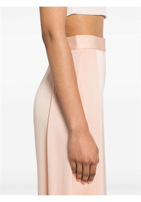 Peach pink draped-detail maxi skirt - women ALEX PERRY | S0158RE24PCH